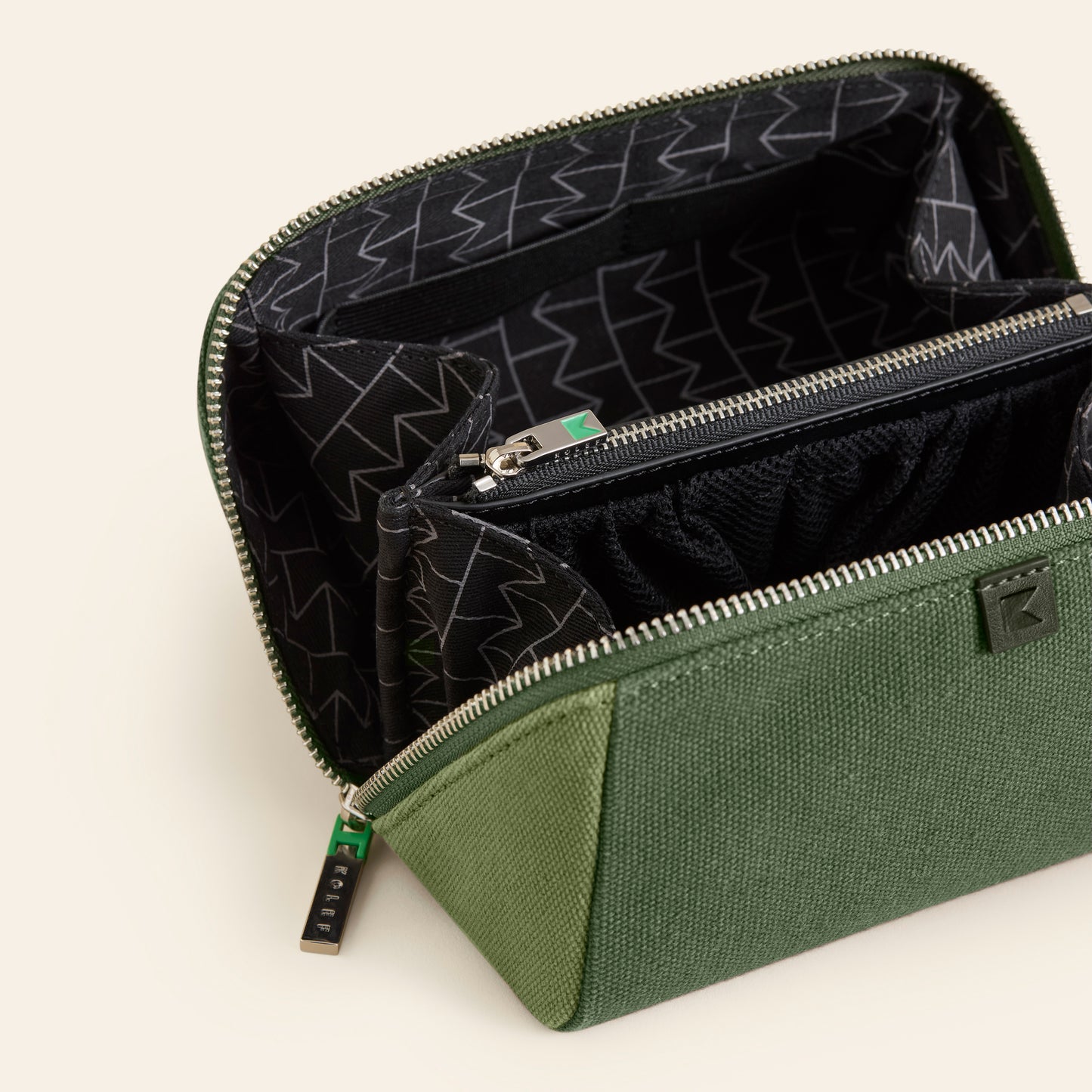 Eden 3-Colour Pouch | Medium | Moss