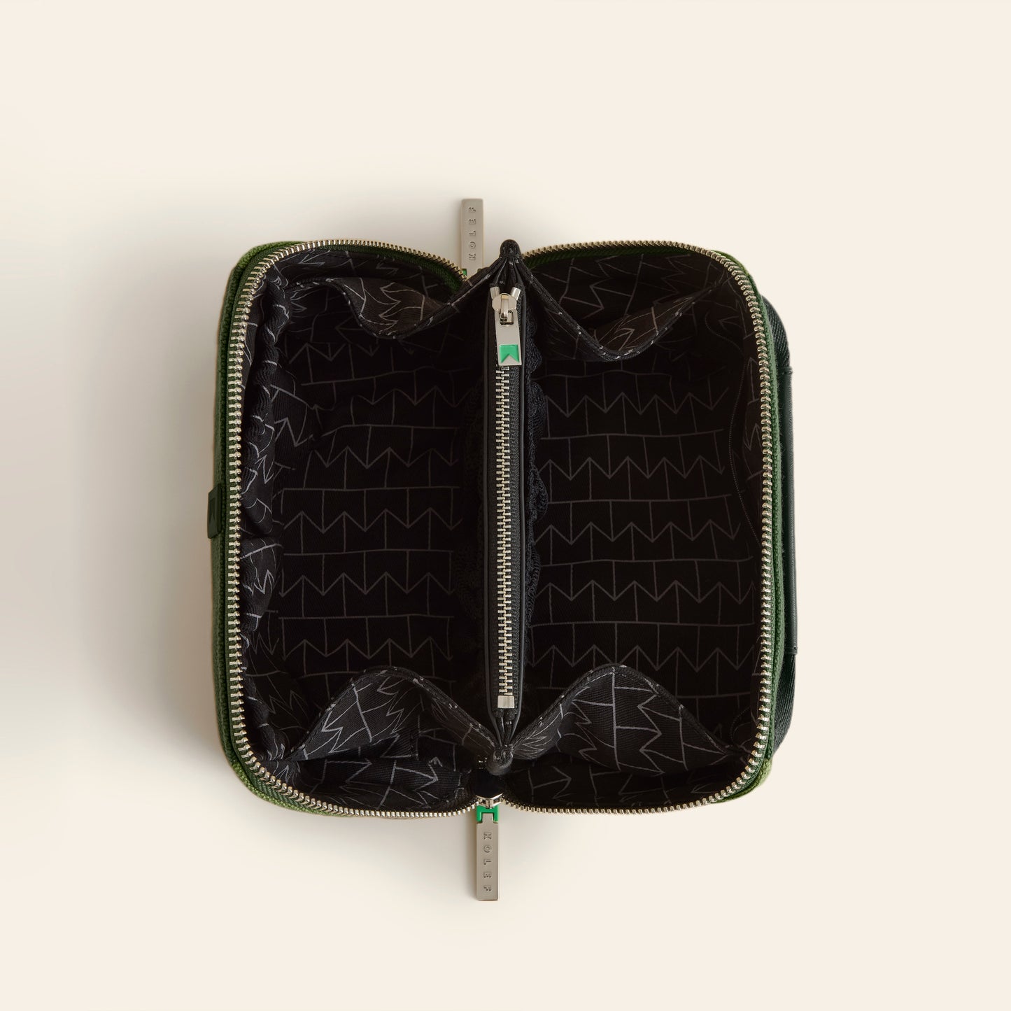 Eden 3-Colour Pouch | Medium | Moss