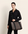 Eden 3-Colour Tote | Medium | Graphite