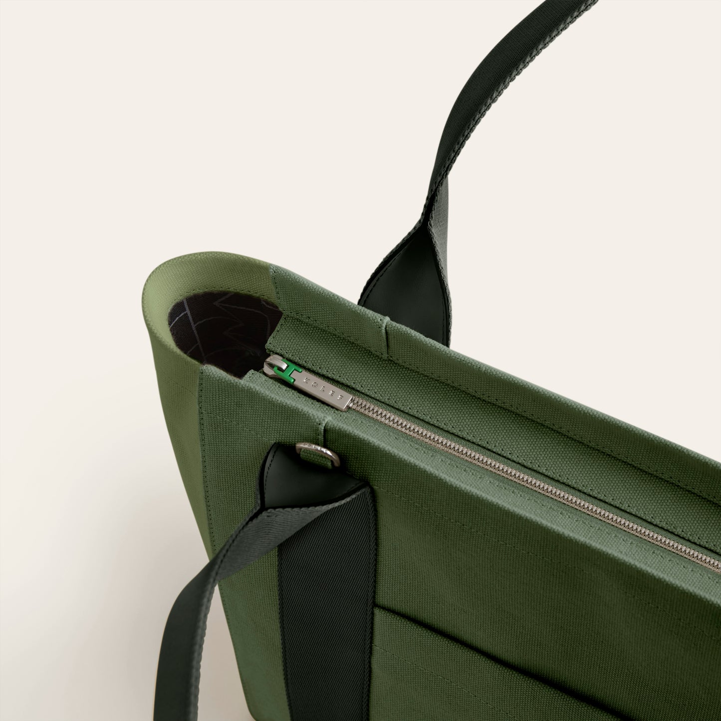 Eden 3-Colour Tote | Medium | Moss