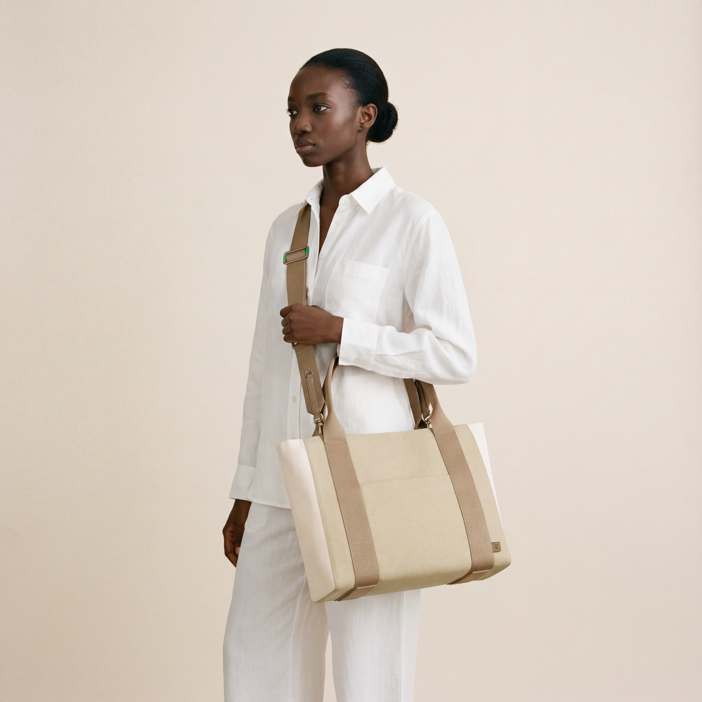 Eden 3-Colour Tote | Medium | Sand