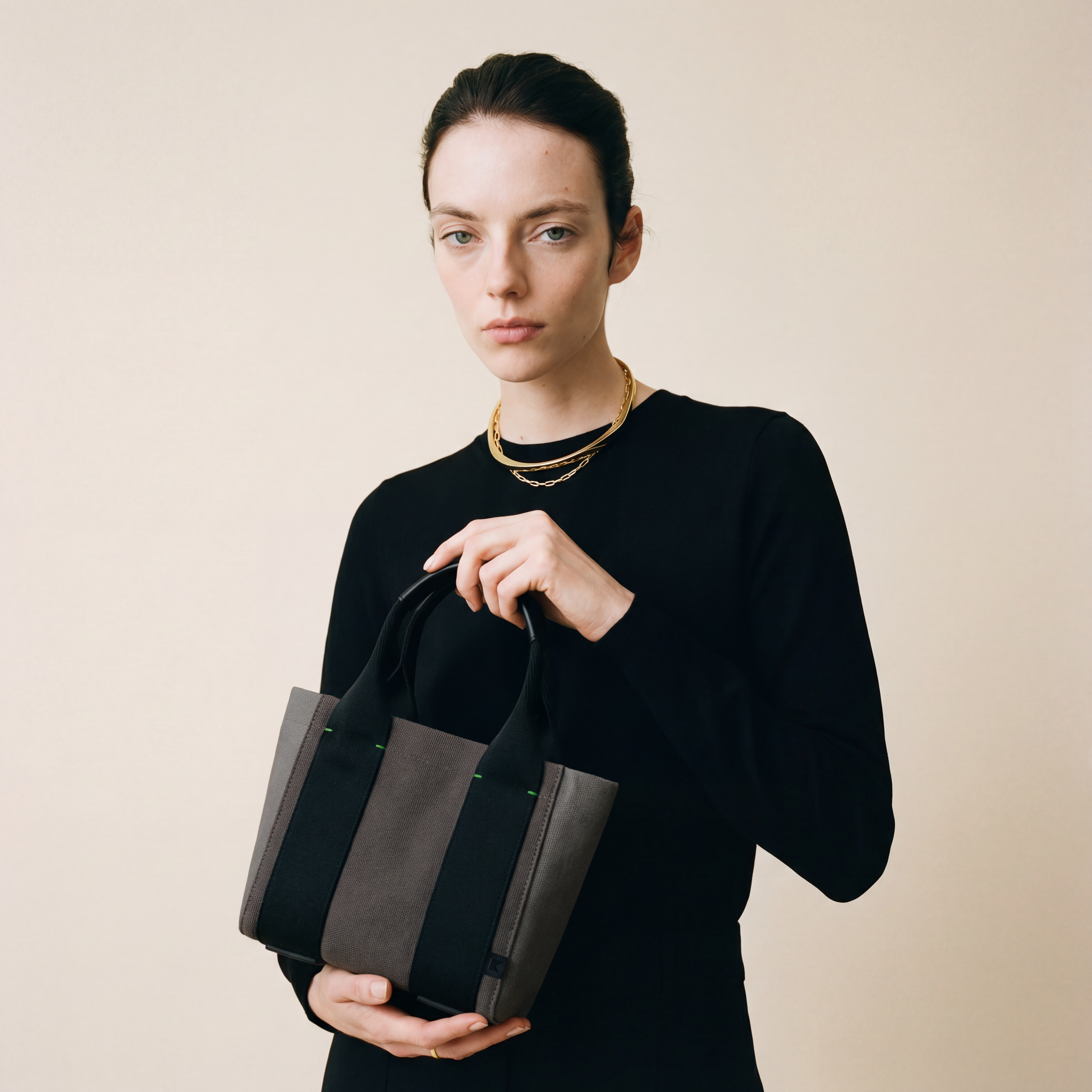Eden 3-Colour Tote | Mini | Graphite