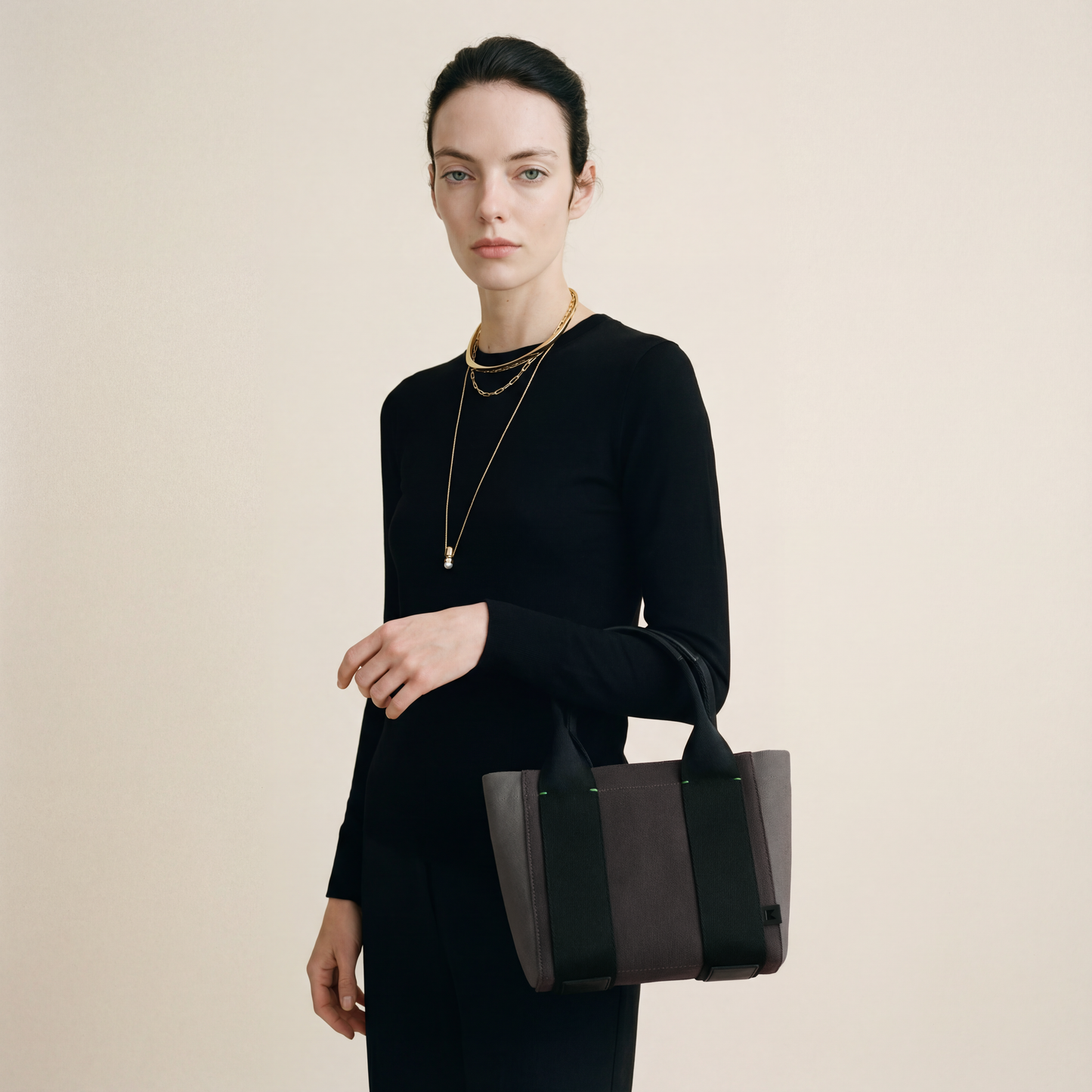 Eden 3-Colour Tote | Mini | Graphite