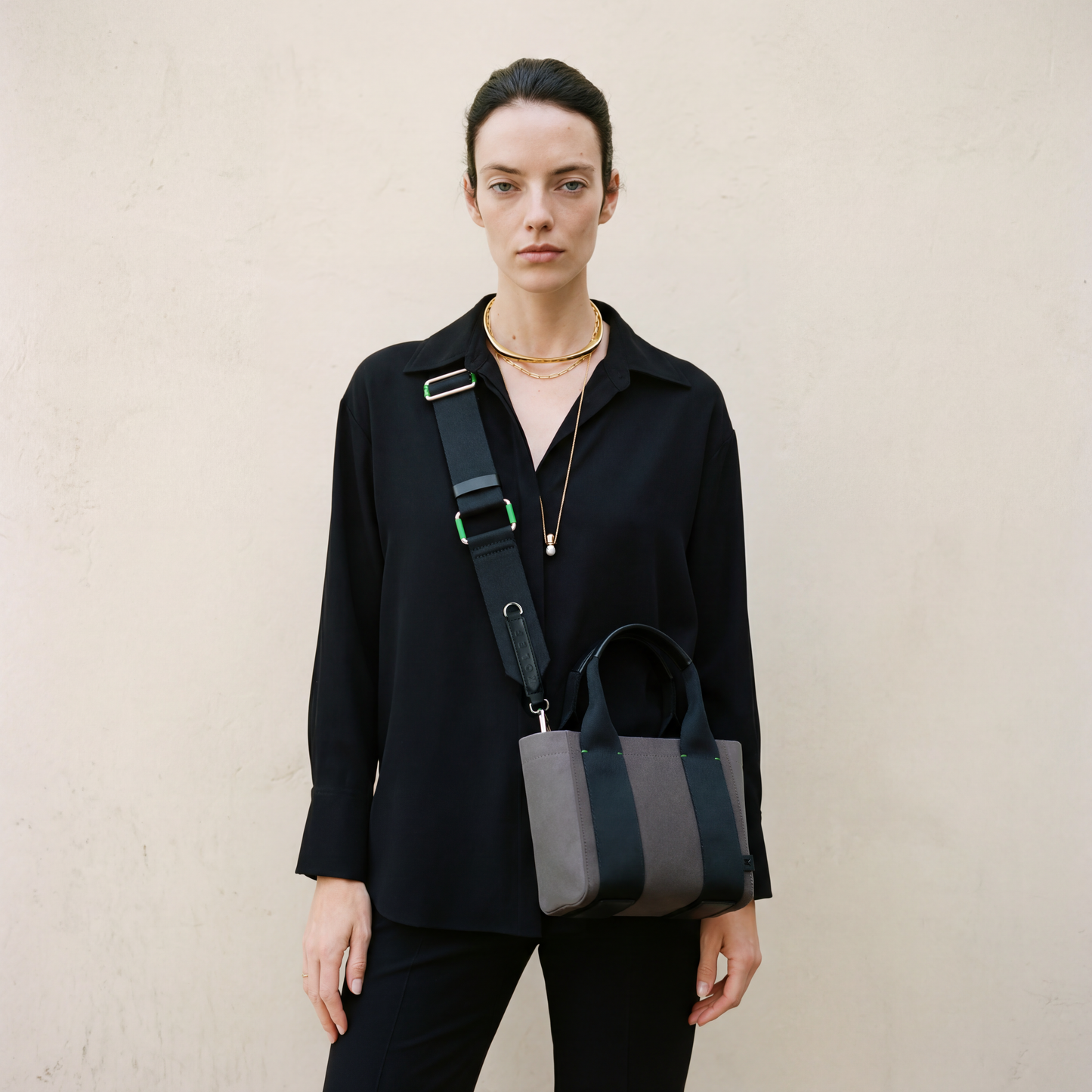 Eden 3-Colour Tote | Mini | Graphite