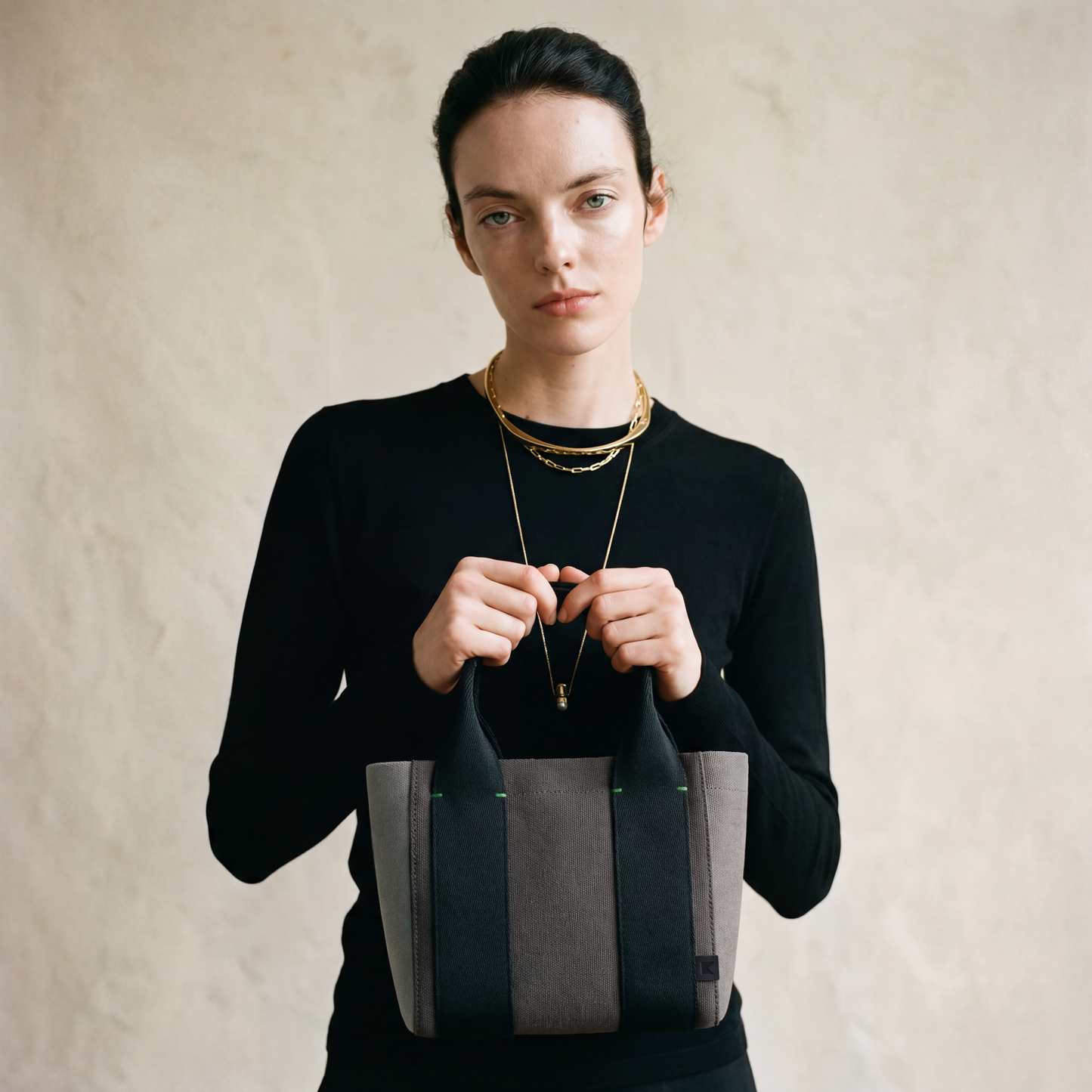 Eden 3-Colour Tote | Mini | Graphite