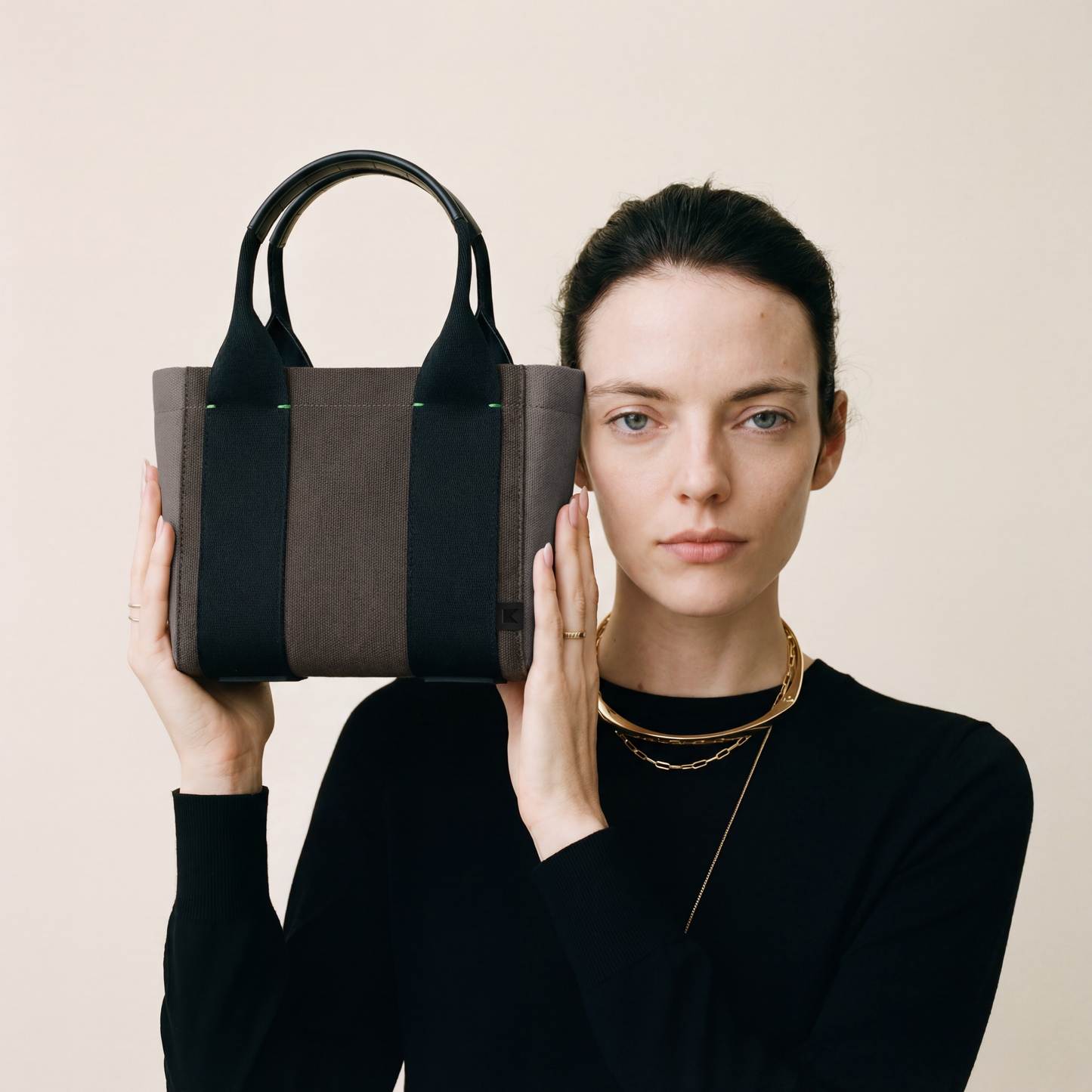 Eden 3-Colour Tote | Mini | Graphite