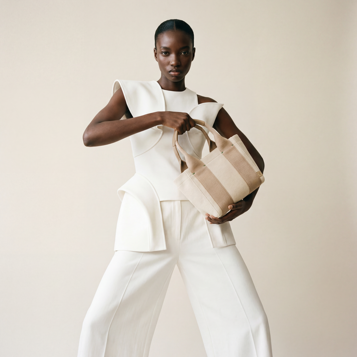 Eden 3-Colour Tote | Mini | Sand