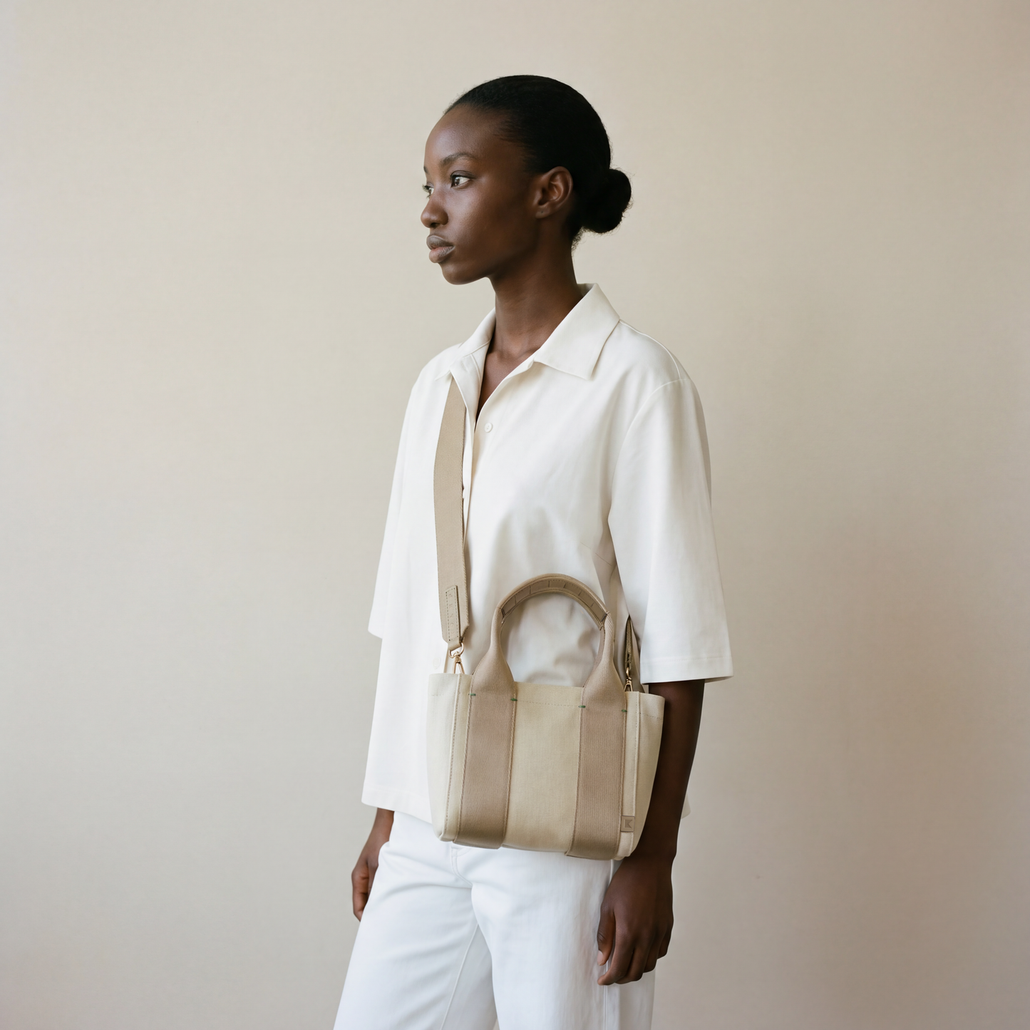 Eden 3-Colour Tote | Mini | Sand