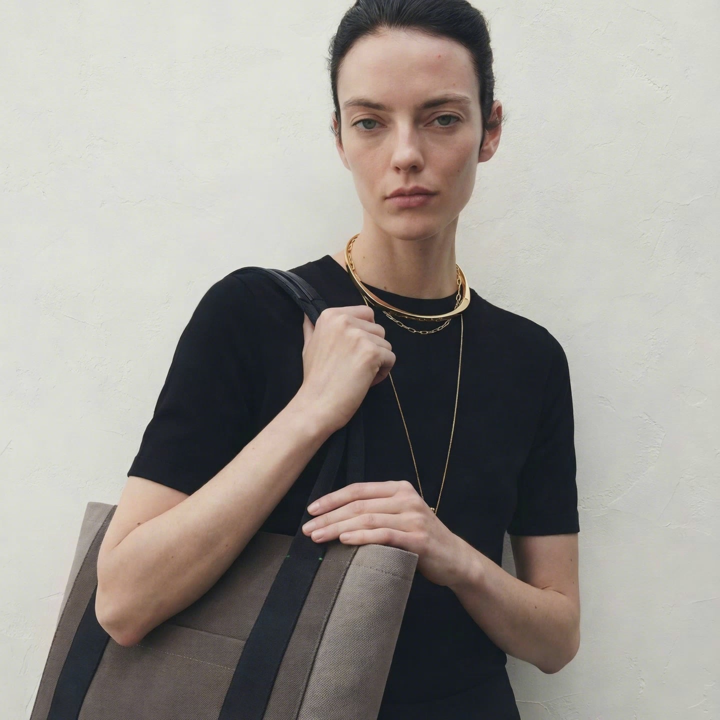 Eden 3-Colour Tote | Medium | Graphite